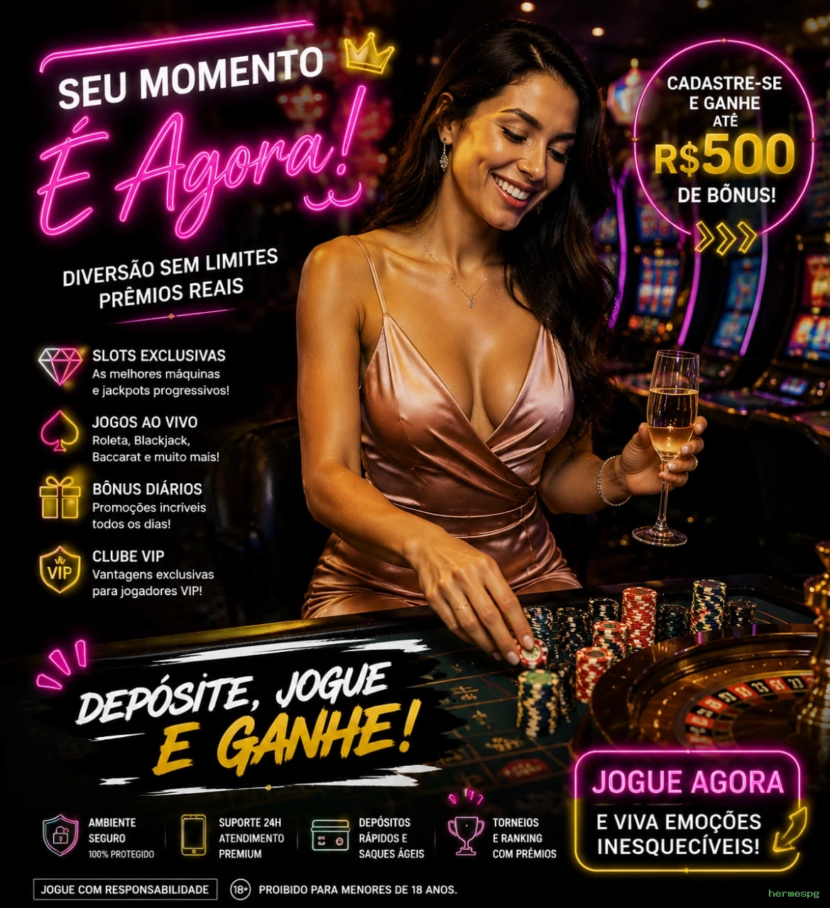 Plataforma completa da hermespg com todos os jogos